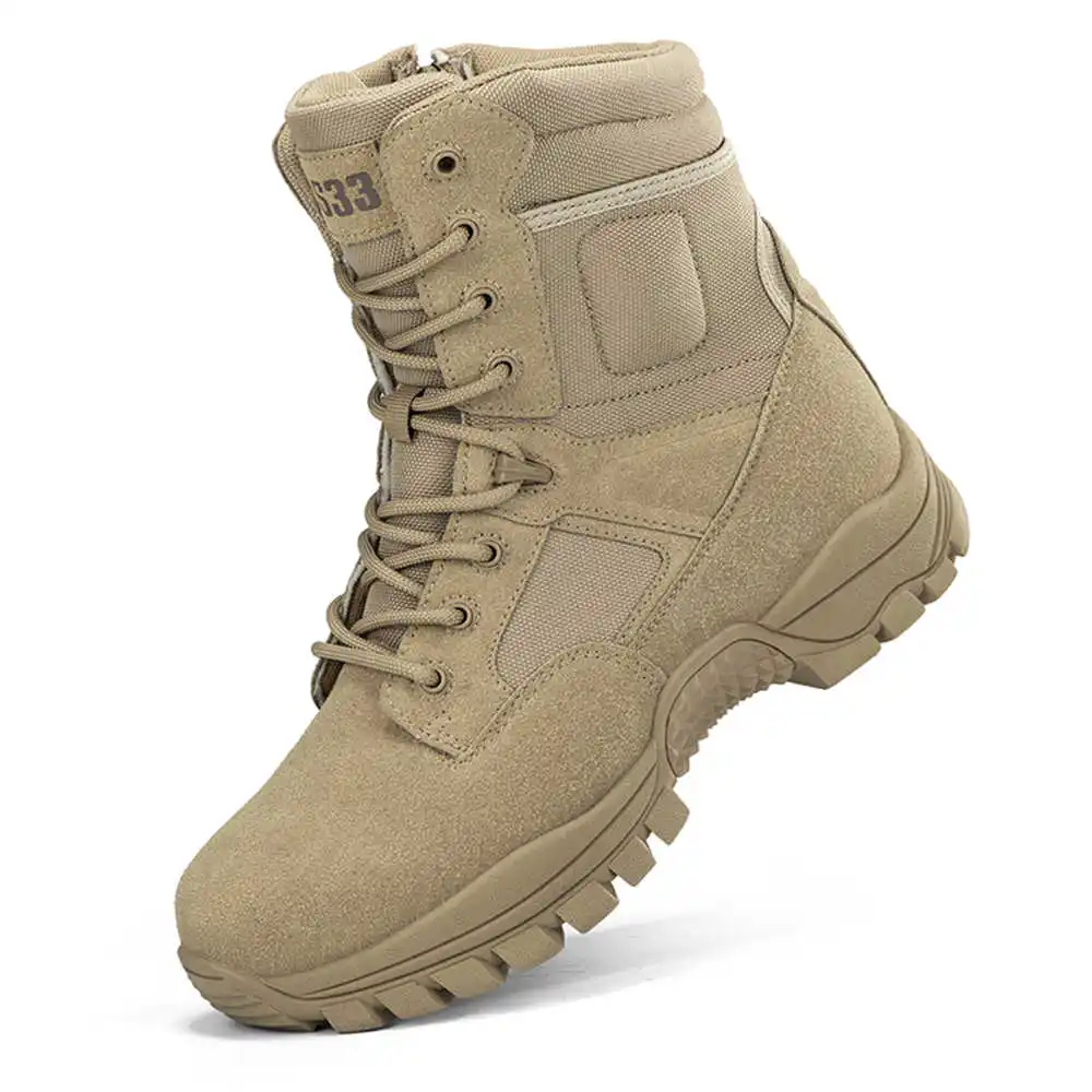 Streetwear Brand Name Ideas - Nonslip Genuine Leather Hiking Boots Designer