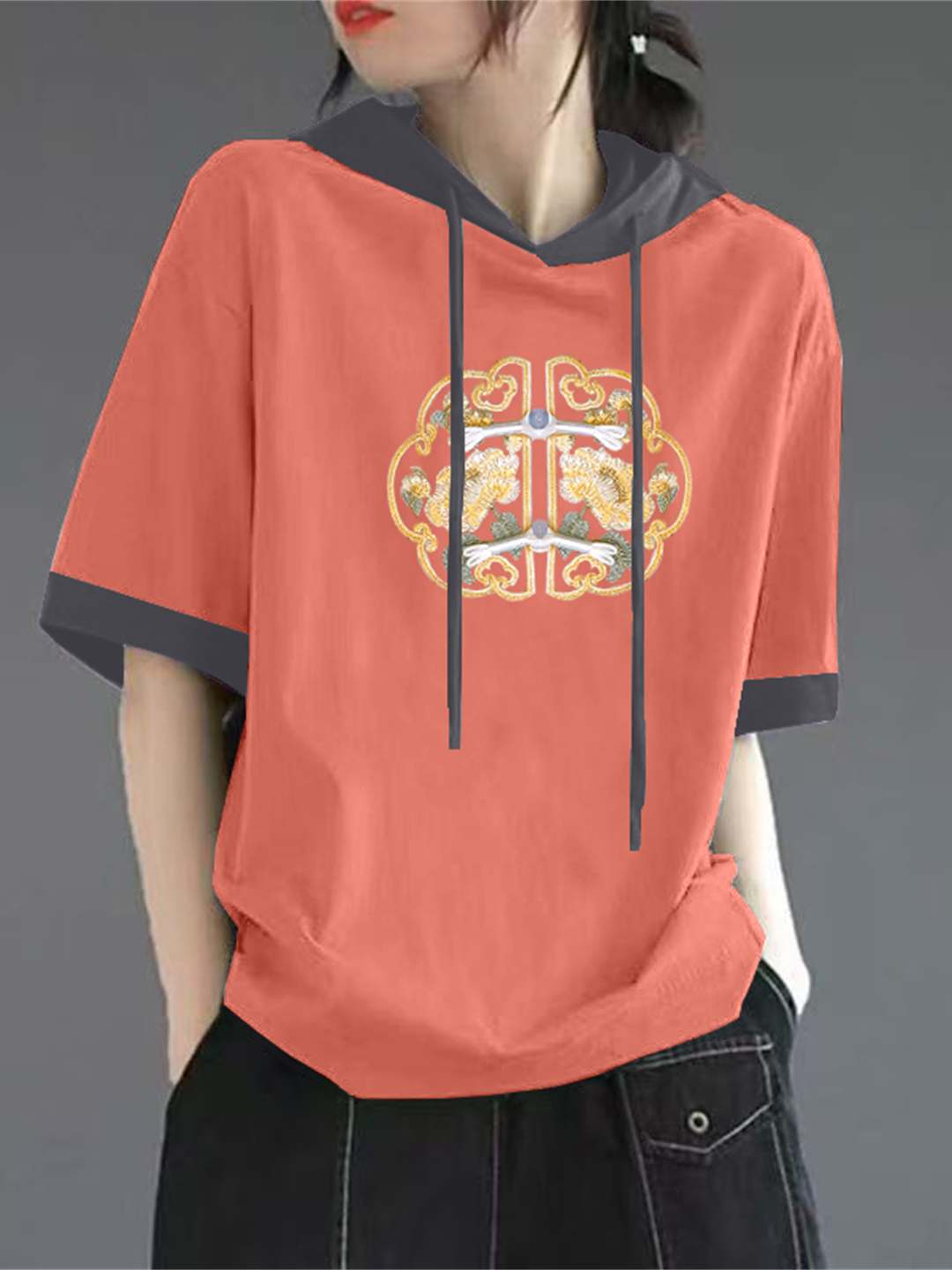 Red Pure Cotton Short Sleeve T - Streetwear Brand Hats recensie en prijs