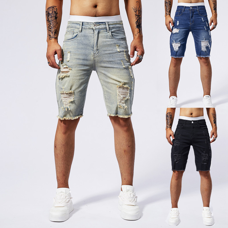 2025 Summer New Men's Ripped D - Streetwear Brand New recensie en prijs