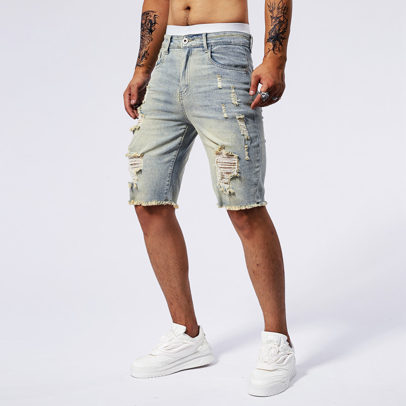 2025 Summer New Men's Ripped D - Streetwear Brand New recensie en prijs