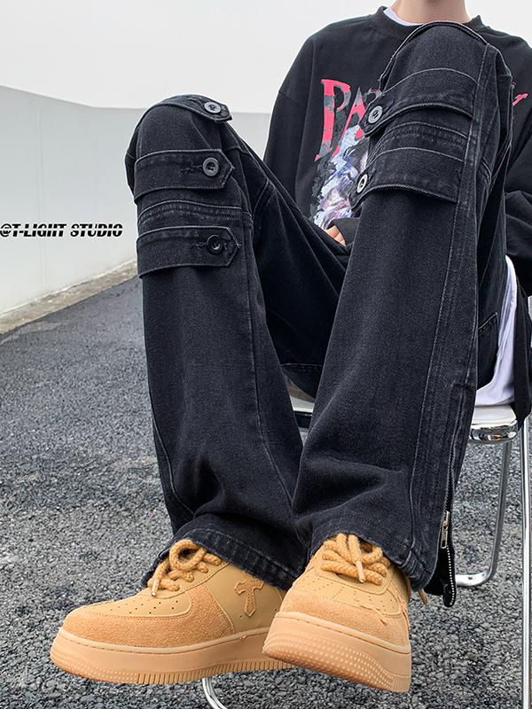 Spring Autumn Men's Casual Hig - Streetwear Brand Jeans recensie en prijs