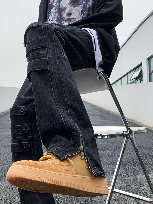 Spring Autumn Men's Casual Hig - Streetwear Brand Jeans recensie en prijs