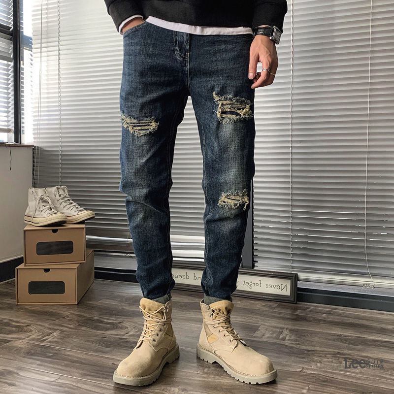 Ripped Jeans Men's Autumn New  - Streetwear Brand Jeans recensie en prijs