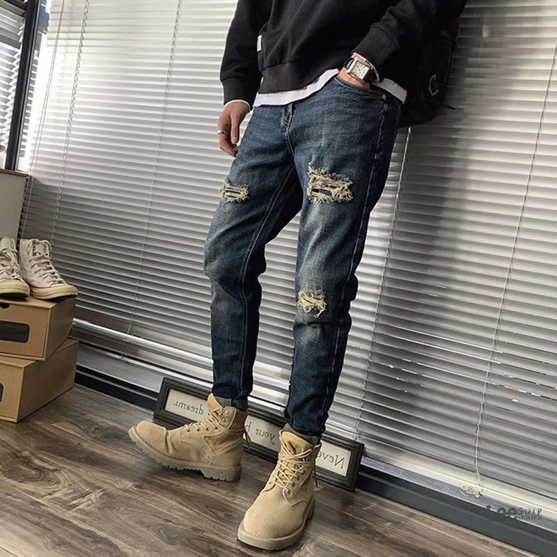 Ripped Jeans Men's Autumn New  - Streetwear Brand Jeans recensie en prijs