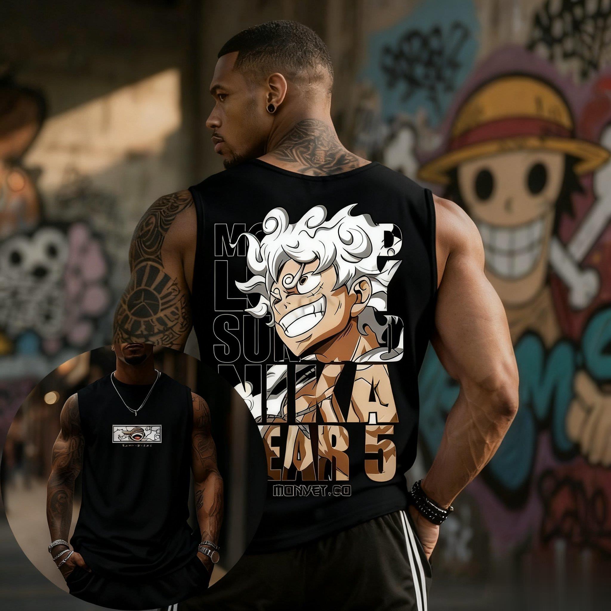 One Piece Luffy Gear 5 Tank To - Good Streetwear Brand recensie en prijs