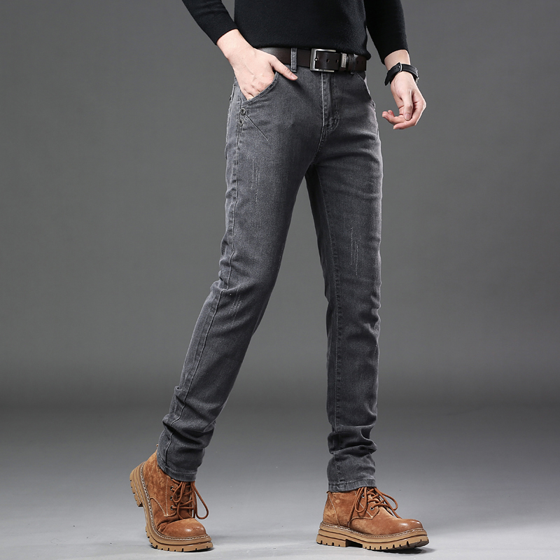 New Pure Gray Korean Slim Jean - Streetwear Brand Jeans recensie en prijs