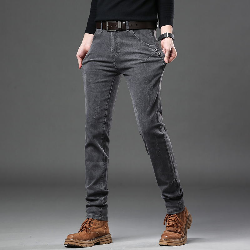 New Pure Gray Korean Slim Jean - Streetwear Brand Jeans recensie en prijs