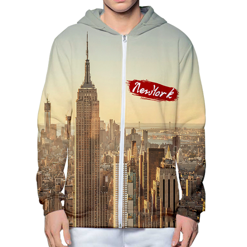 Autumn Winter 3D Printed New Y - Streetwear Brand New York recensie en prijs